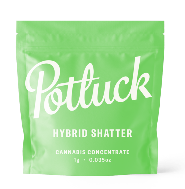 Potluck - Hybrid Shatter - cannabis Concentrate | OG Extracts Canada