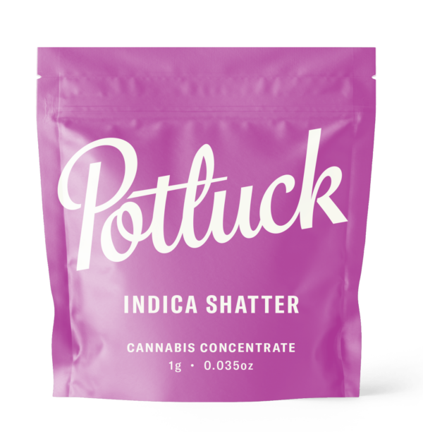 Potluck - Indica Shatter - cannabis Concentrate | OG Extracts Canada