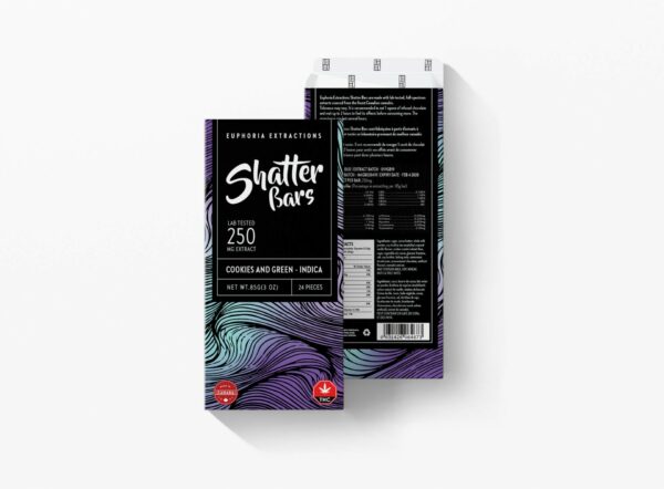 Euphoria Extractions – 500mg Shatter Bar – Milk Chocolate (Sativa) | OG Extracts Canada Euphoria Extractions – 500mg Shatter Bar – Milk Chocolate (Sativa) | OG Extracts Canada
