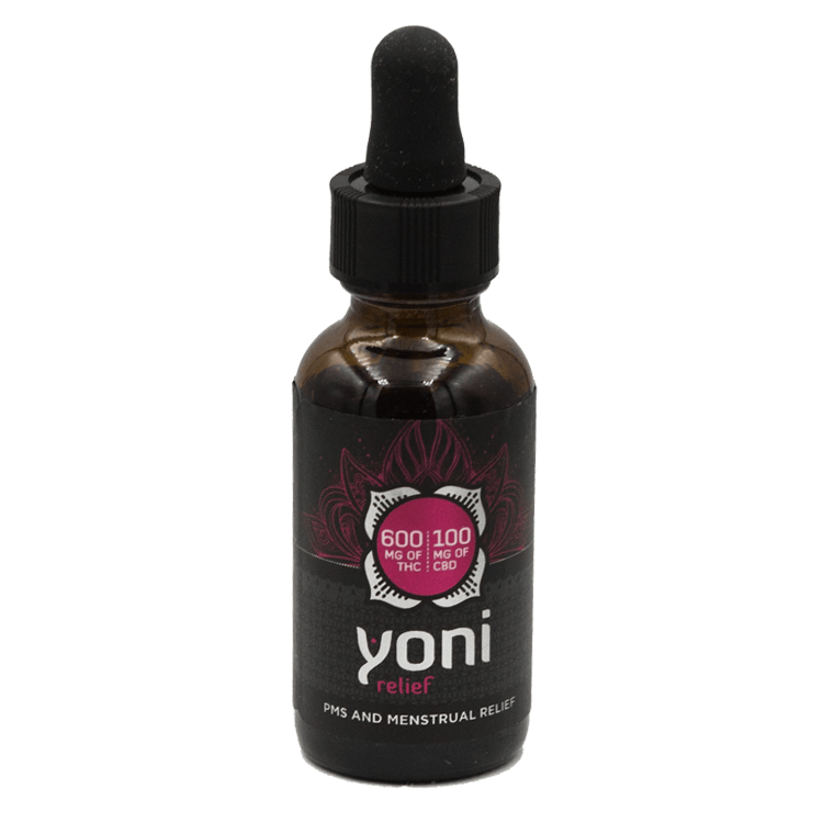 Yoni – PMS And Menstrual Relief Tincture 600mg THC/ 100mg CBD | OG Extracts Canada Yoni – PMS And Menstrual Relief Tincture 600mg THC/ 100mg CBD | OG Extracts Canada