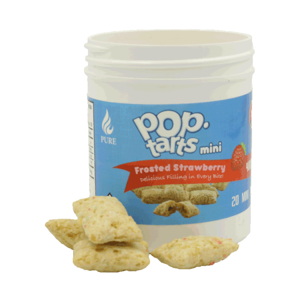 Pop Tarts Mini’s – THC Infused Frosted Strawberry Bites – 400mg | OG Extracts Canada Pop Tarts Mini’s – THC Infused Frosted Strawberry Bites – 400mg | OG Extracts Canada