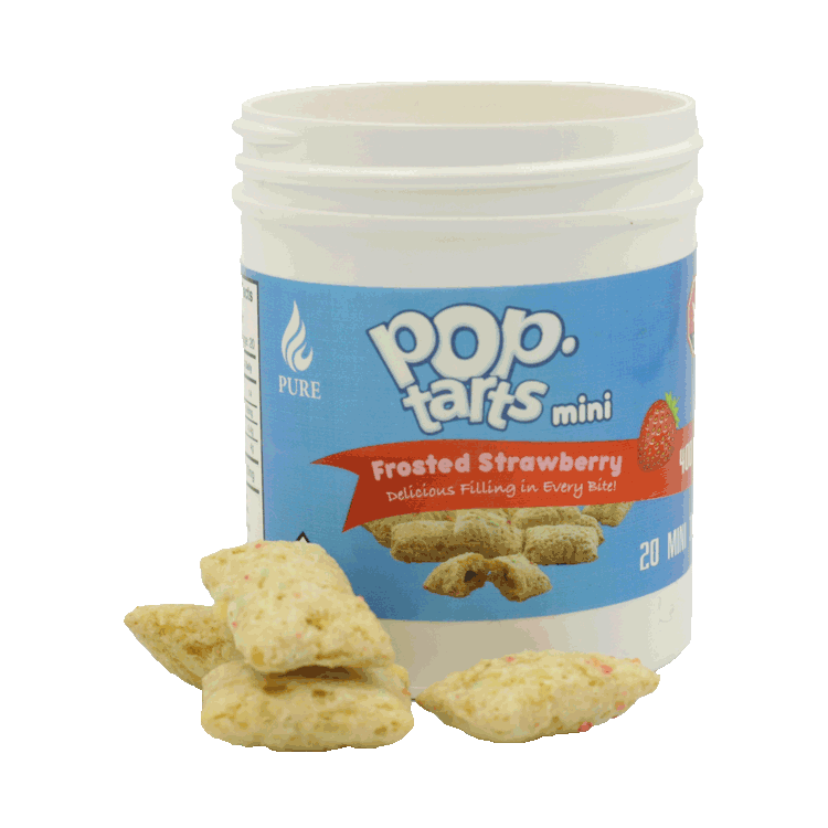 Pop Tarts Mini’s – THC Infused Frosted Strawberry Bites – 400mg | OG Extracts Canada Pop Tarts Mini’s – THC Infused Frosted Strawberry Bites – 400mg | OG Extracts Canada
