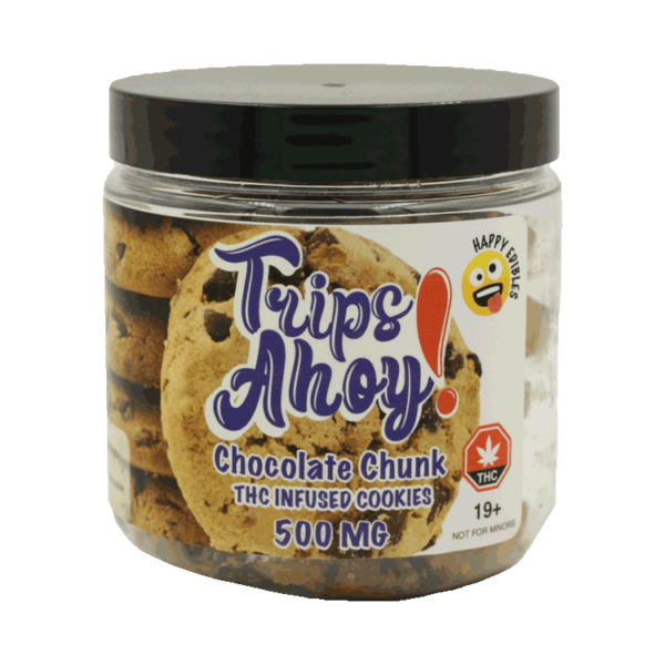 Trips Ahoy – Chocolate Chunk THC Infused Cookies – 500mg | OG Extracts Canada