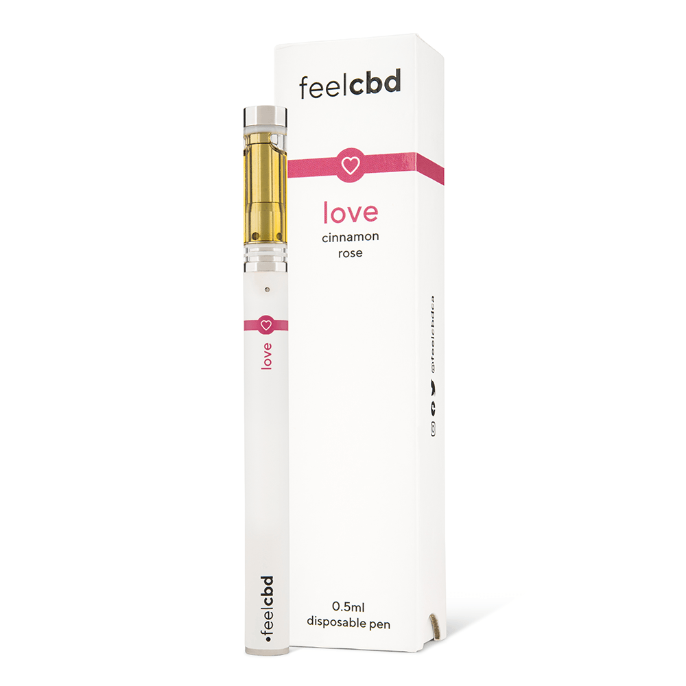 FeelCBD – Love – Dispsable CBD Vape Pen 0.5ml | OG Extracts Canada FeelCBD – Love – Dispsable CBD Vape Pen 0.5ml | OG Extracts Canada
