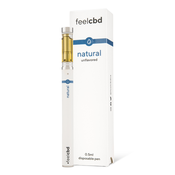 FeelCBD – Natural – Disposable CBD Vape Pen 0.5ml | OG Extracts Canada FeelCBD – Natural – Disposable CBD Vape Pen 0.5ml | OG Extracts Canada