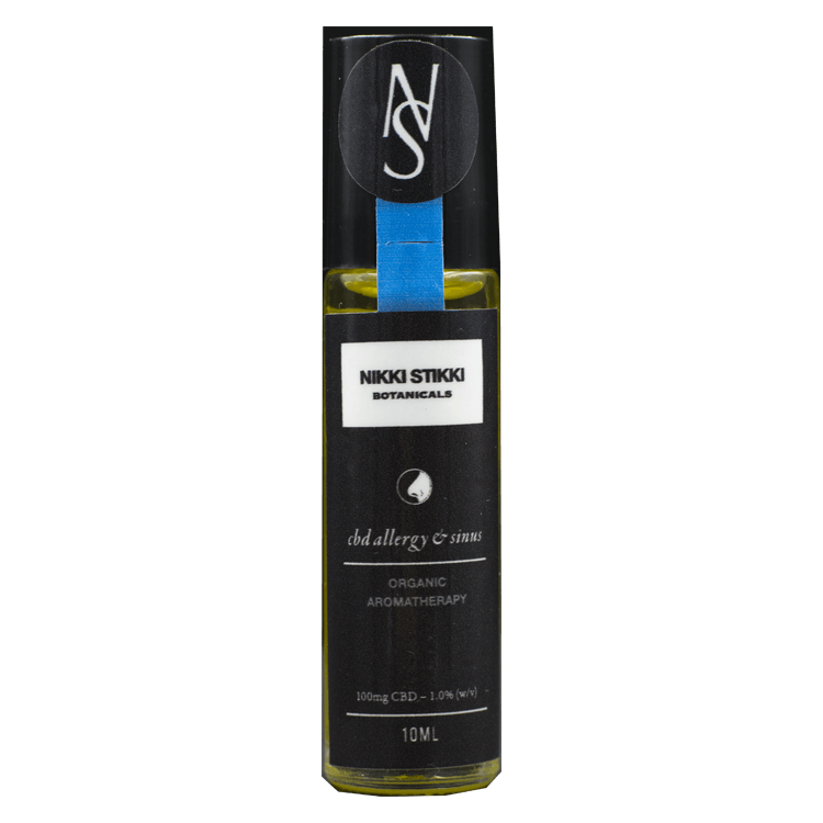 Nikki Stikki Botanicals – Organic Aromatherapy – CBD Allergy and Sinus Roller 100mg CBD | OG Extracts Canada Nikki Stikki Botanicals – Organic Aromatherapy – CBD Allergy and Sinus Roller 100mg CBD | OG Extracts Canada