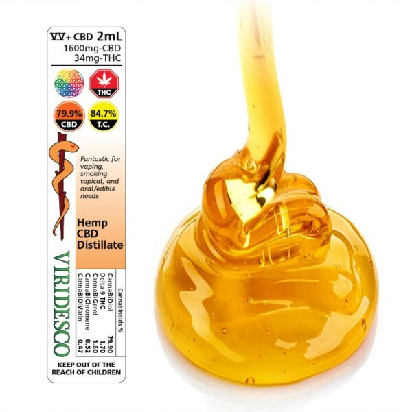 Viridesco – CBD Distillate – 2ml | OG Extracts Canada