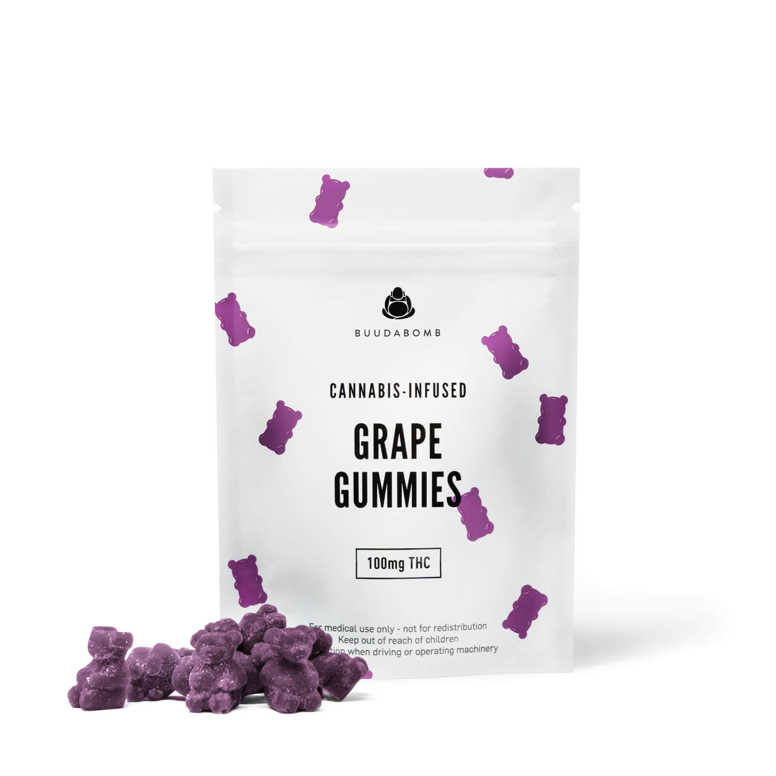 Buudabomb – Grape Gummies 100mg THC | OG Extracts Canada Buudabomb – Grape Gummies 100mg THC | OG Extracts Canada