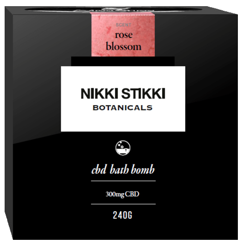 Nikki Stikki Botanicals – CBD Bath Bomb – Rose Blossom – 300mg CBD | OG Extracts Canada Nikki Stikki Botanicals – CBD Bath Bomb – Rose Blossom – 300mg CBD | OG Extracts Canada