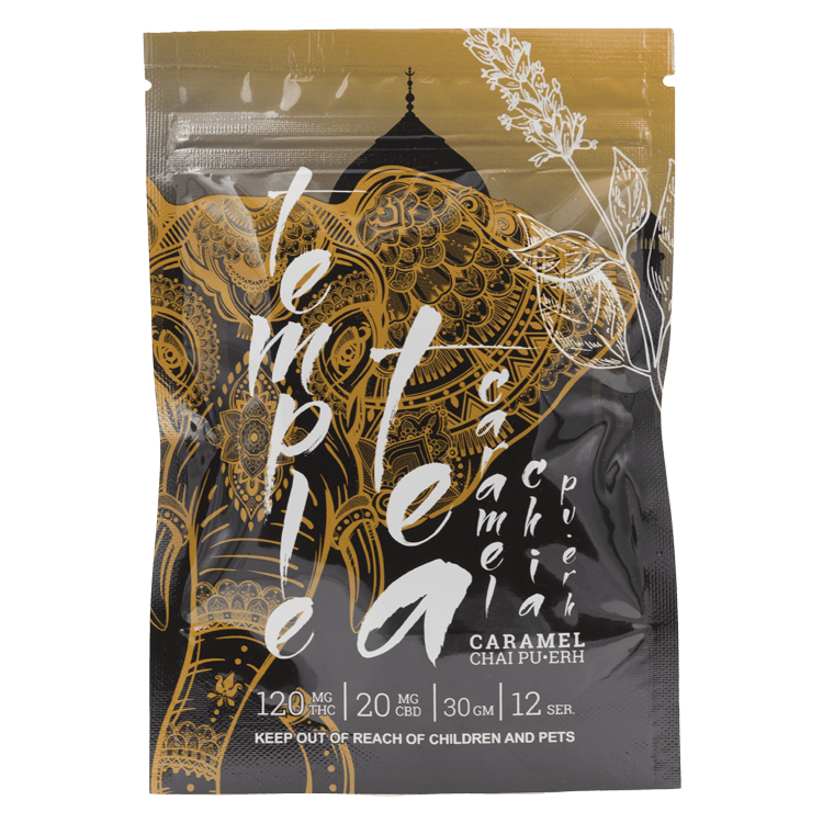 Temple Tea – Caramel Chai Pu-Erh 120mg THC | OG Extracts Canada Temple Tea – Caramel Chai Pu-Erh 120mg THC | OG Extracts Canada
