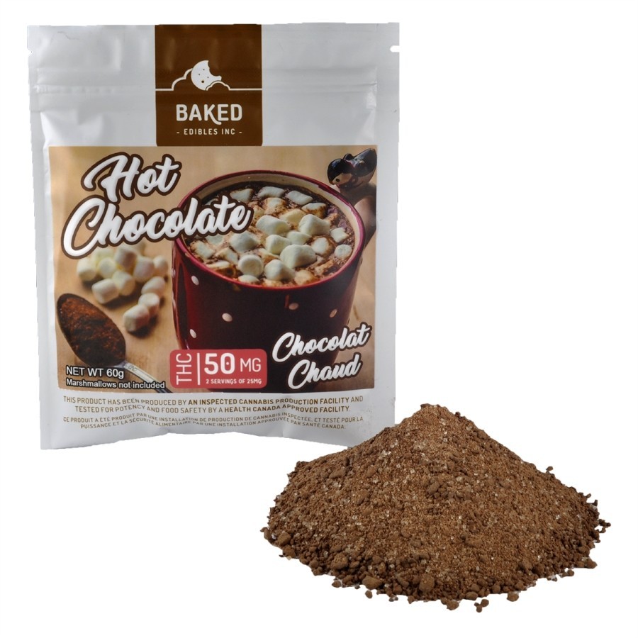 Baked Edibles – Hot Chocolate 50mg THC | OG Extracts Canada Baked Edibles – Hot Chocolate 50mg THC | OG Extracts Canada