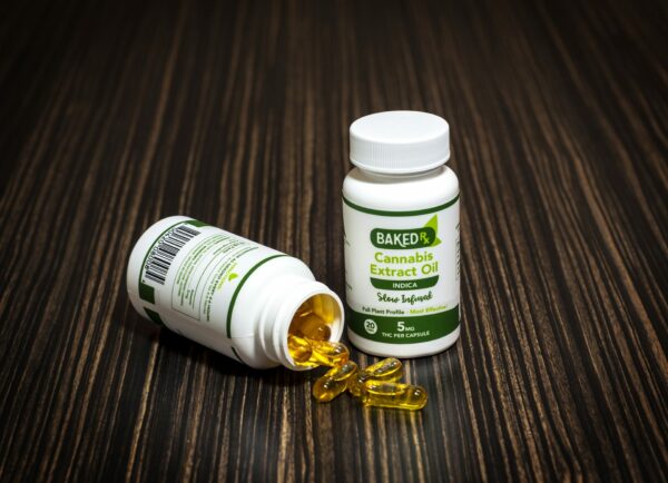 Baked Edibles -Indica Cannoil Capsules 5mg | OG Extracts Canada Baked Edibles -Indica Cannoil Capsules 5mg | OG Extracts Canada