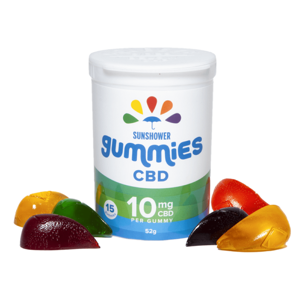 Baked Edibles – Sunshower Gummies CBD – 10mg | OG Extracts Canada