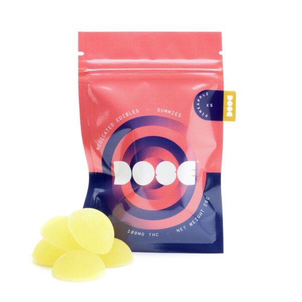 Dose Edibles Gummies – Pineapple | OG Extracts Canada Dose Edibles Gummies – Pineapple | OG Extracts Canada