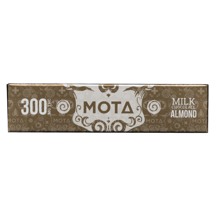 MOTA Edibles – Milk Chocolate Almond Bar – 300mg THC | OG Extracts Canada MOTA Edibles – Milk Chocolate Almond Bar – 300mg THC | OG Extracts Canada