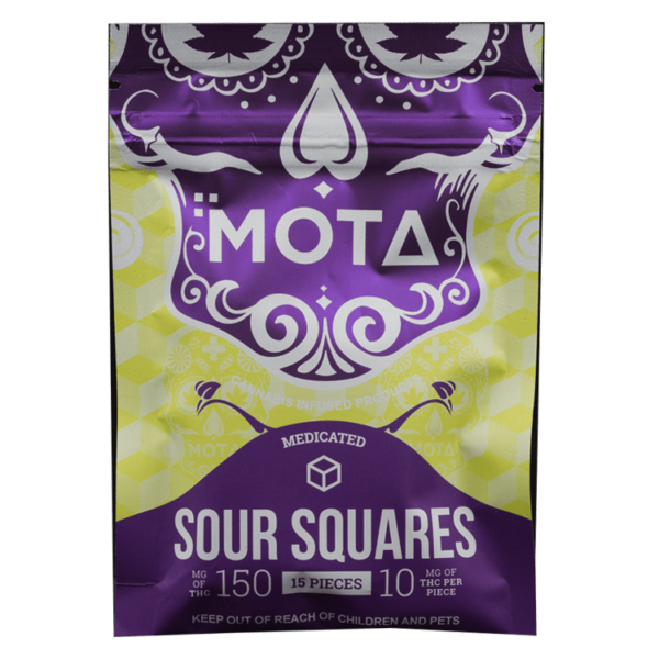 MOTA Edibles – Sour Squares – 150mg THC | OG Extracts Canada MOTA Edibles – Sour Squares – 150mg THC | OG Extracts Canada