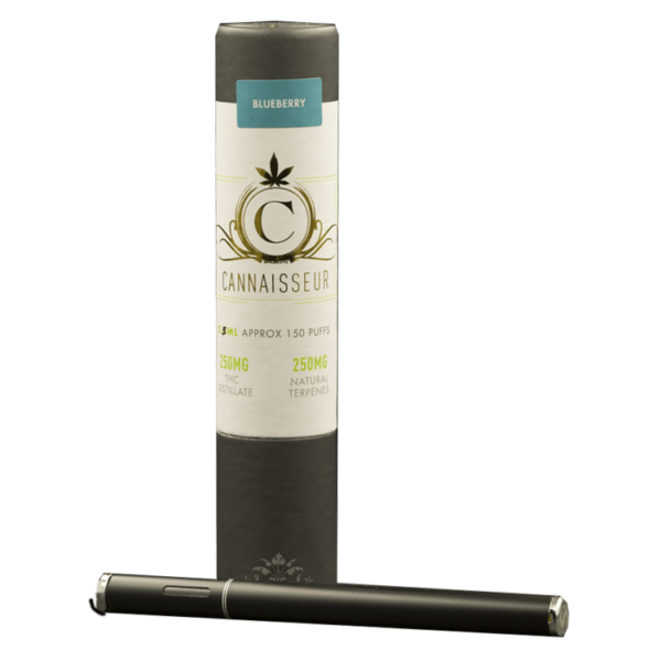 Cannaisseur – Disposable THC Distillate Pen – Blueberry 0.5ml | OG Extracts Canada Cannaisseur – Disposable THC Distillate Pen – Blueberry 0.5ml | OG Extracts Canada