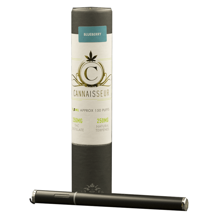 Cannaisseur – Disposable THC Distillate Pen – Blueberry 0.5ml | OG Extracts Canada Cannaisseur – Disposable THC Distillate Pen – Blueberry 0.5ml | OG Extracts Canada