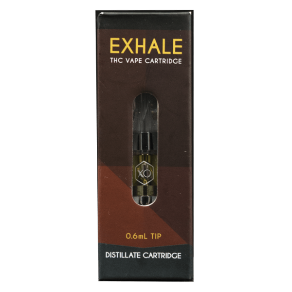 XO Exhale – THC Distillate Refill Cartridge – Banana Kush 0.6ml | OG Extracts Canada