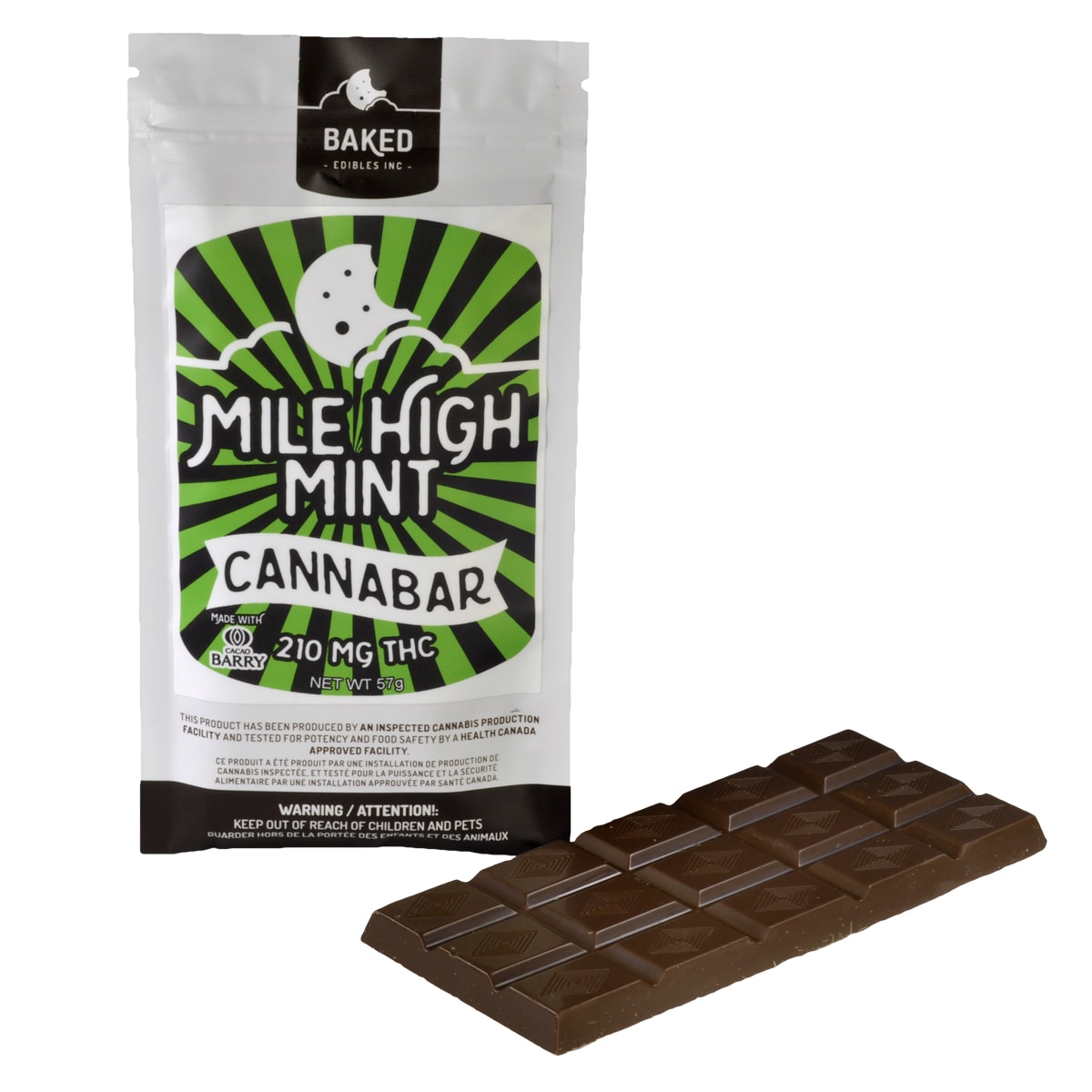 Baked Edibles – Mile High Mint Cannabar 210mg THC | OG Extracts Canada Baked Edibles – Mile High Mint Cannabar 210mg THC | OG Extracts Canada