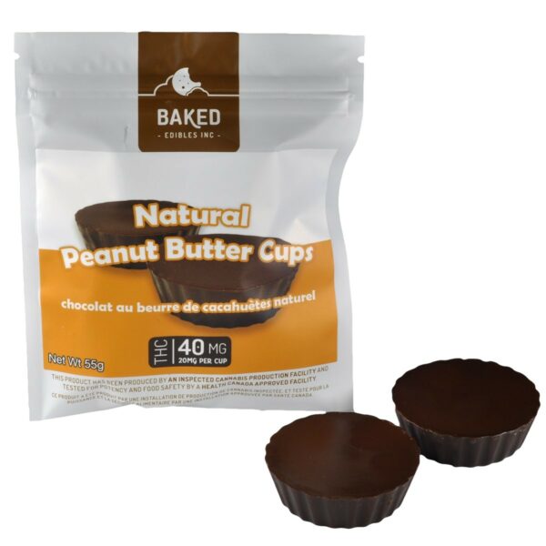 Baked Edibles – Chocolate Mini Peanut Butter Cups 40mg THC | OG Extracts Canada Baked Edibles – Chocolate Mini Peanut Butter Cups 40mg THC | OG Extracts Canada