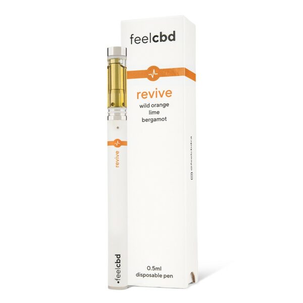 FeelCBD – Revive – Dispsable CBD Vape Pen 0.5ml | OG Extracts Canada FeelCBD – Revive – Dispsable CBD Vape Pen 0.5ml | OG Extracts Canada