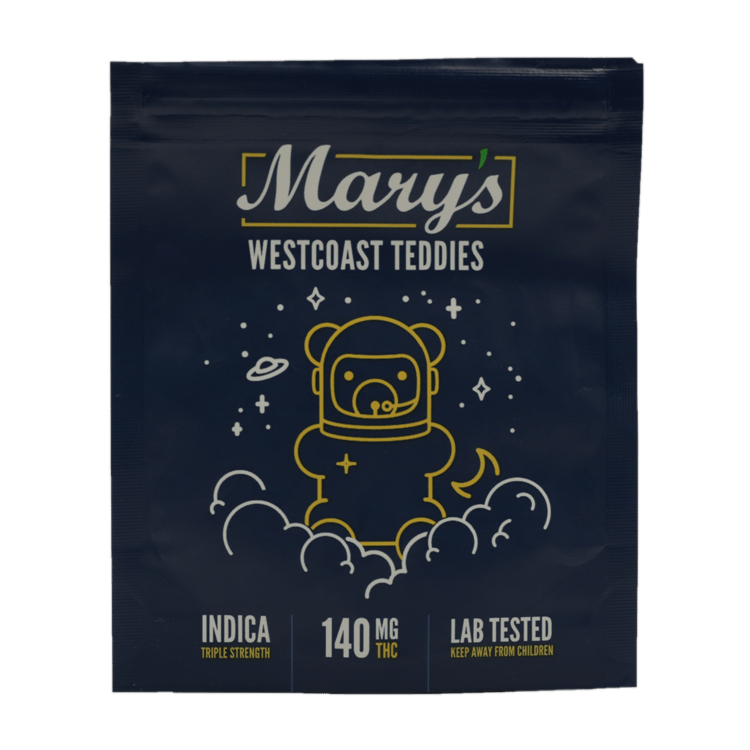Mary’s Medibles – Westcoast Teddies – Triple Strength – 140mg | OG Extracts Canada Mary’s Medibles – Westcoast Teddies – Triple Strength – 140mg | OG Extracts Canada