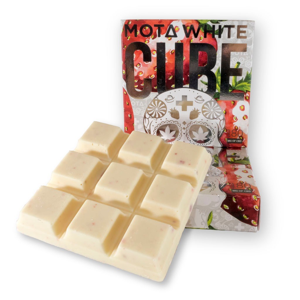 Mota – White Cube CBD – Strawberries & Cream – 180mg CBD | OG Extracts Canada Mota – White Cube CBD – Strawberries & Cream – 180mg CBD | OG Extracts Canada