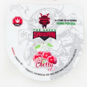 The Green Samurai – Cherry Gummies – 150mg | OG Extracts Canada