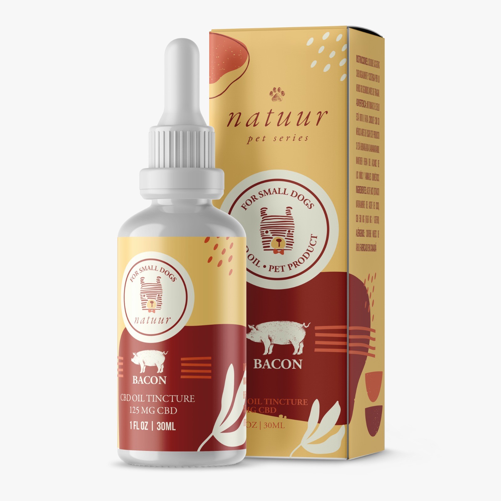 Natuur – Pet Series – CBD Oil For Small Dogs – Bacon Flavour – 125mg | OG Extracts Canada Natuur – Pet Series – CBD Oil For Small Dogs – Bacon Flavour – 125mg | OG Extracts Canada