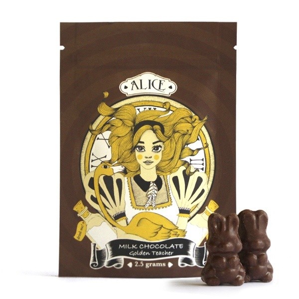 Alice – Mushroom Milk Chocolate – 2.5g | OG Extracts Canada Alice – Mushroom Milk Chocolate – 2.5g | OG Extracts Canada