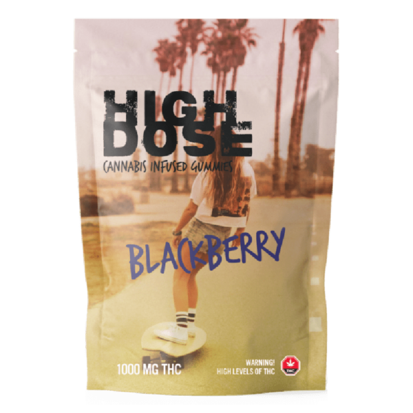 High Dose – cannabis Infused Gummies – Blackberry – 1000mg/1500mg | OG Extracts Canada