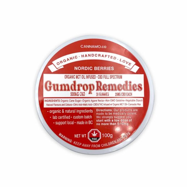 Gumdrop Remedies – Nordic Berries – 500mg CBD | OG Extracts Canada Gumdrop Remedies – Nordic Berries – 500mg CBD | OG Extracts Canada