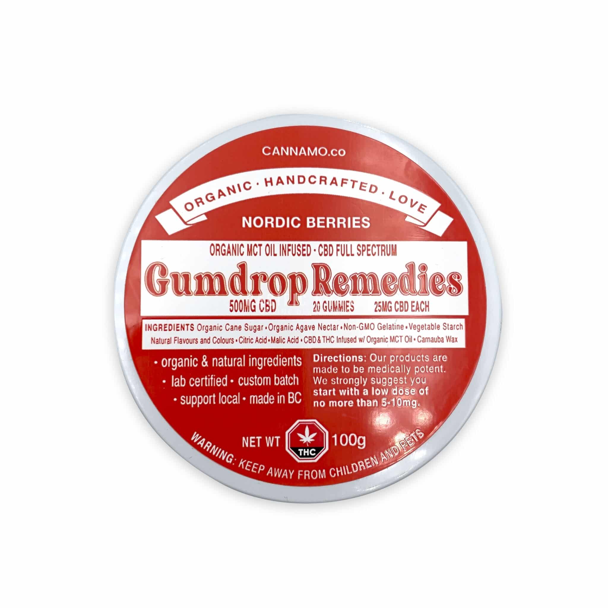 Gumdrop Remedies – Nordic Berries – 500mg CBD | OG Extracts Canada Gumdrop Remedies – Nordic Berries – 500mg CBD | OG Extracts Canada