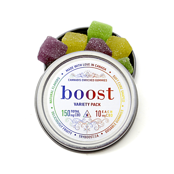 Boost – CBD Variety Pack Gummies – 150mg | OG Extracts Canada Boost – CBD Variety Pack Gummies – 150mg | OG Extracts Canada