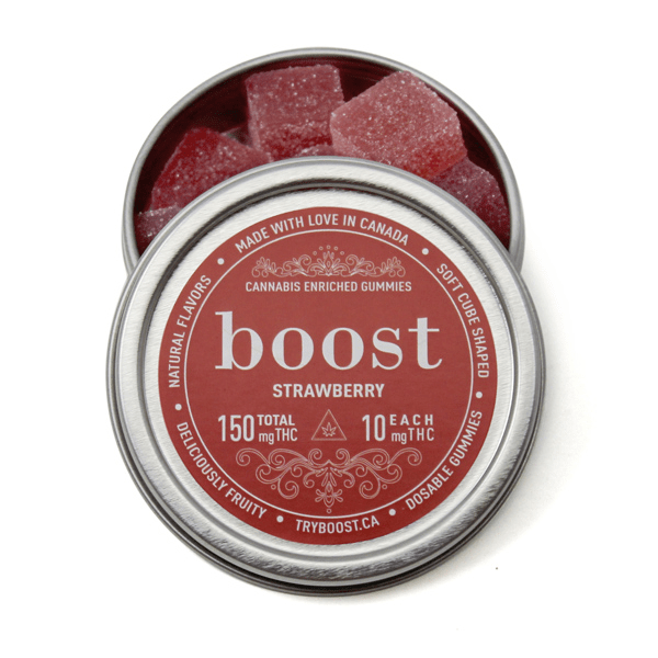 Boost – THC Strawberry Gummies – 150mg | OG Extracts Canada Boost – THC Strawberry Gummies – 150mg | OG Extracts Canada