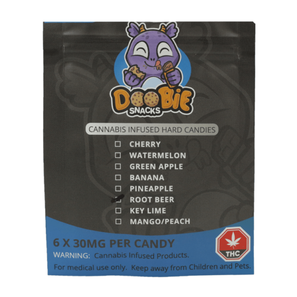 Doobie Snacks – Hard Candies – 180mg THC | OG Extracts Canada