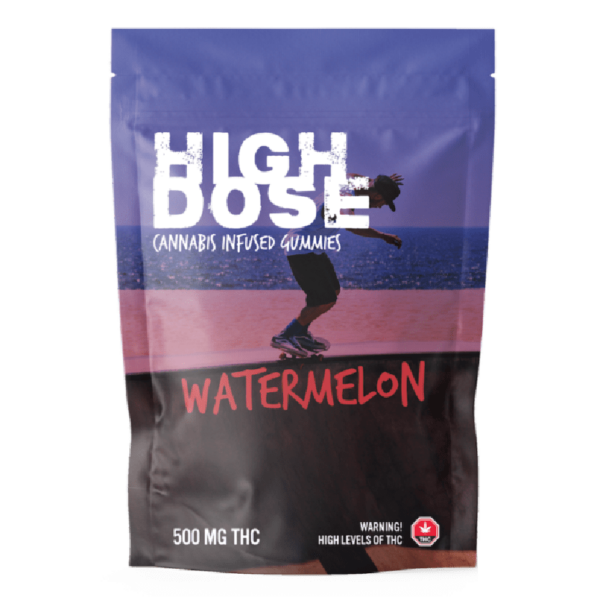High Dose – cannabis Infused Gummies – Watermelon – 500mg/1000mg | OG Extracts Canada