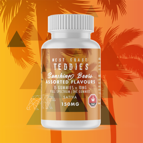 West Coast Teddies – Sunshine Bears – Sativa (150mg) | OG Extracts Canada