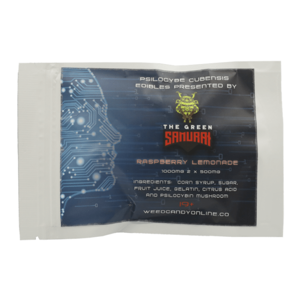 The Green Samurai – Shroom Gummies – Raspberry Lemonade – 1g | OG Extracts Canada The Green Samurai – Shroom Gummies – Raspberry Lemonade – 1g | OG Extracts Canada