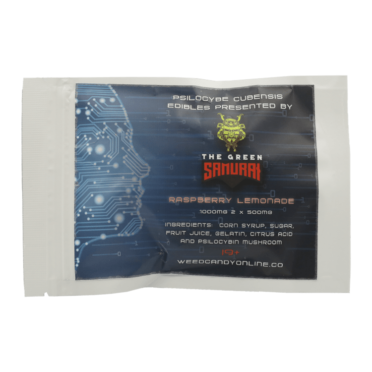 The Green Samurai – Shroom Gummies – Raspberry Lemonade – 1g | OG Extracts Canada The Green Samurai – Shroom Gummies – Raspberry Lemonade – 1g | OG Extracts Canada
