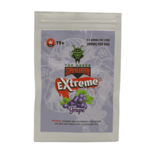 Green Samurai Extreme – Grape Gummy – 300mg THC | OG Extracts Canada