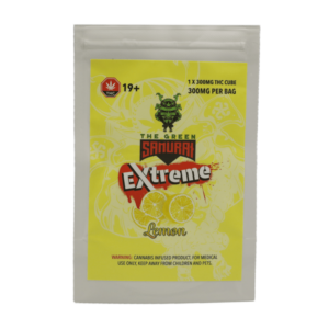 Green Samurai Extreme – Lemon Gummy – 300mg THC | OG Extracts Canada